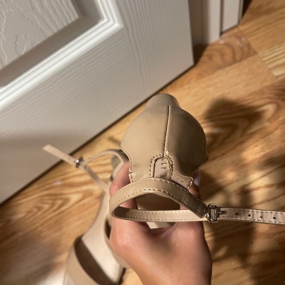 Kelly & Katie Nude Strap Heels - Picture 3 of 5